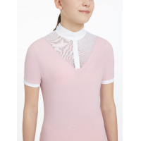 Wettkampf-Poloshirt Eva LeMieux Young Rider Kurzarm Pistazie Grün Wettkampf-Poloshirt Eva LeMieux Young Rider Kurzarm Pistazie Grün