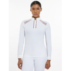 LeMieux Camille Wettkampfshirt langarm Weiß Weiß LeMieux Camille Wettkampfshirt langarm Weiß Weiß