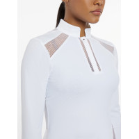 LeMieux Camille Wettkampfshirt langarm Weiß Weiß LeMieux Camille Wettkampfshirt langarm Weiß Weiß