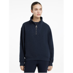 LeMieux Pullover Damen Keira mit Viertelreißverschluss Marine Marineblau