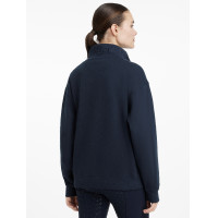 LeMieux Pullover Damen Keira mit Viertelreißverschluss Mandel Beige