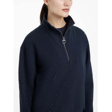 LeMieux Pullover Damen Keira mit Viertelreißverschluss Marine Marineblau