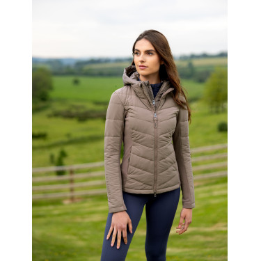 LeMieux Brioney 2-in-1 Hybridjacke Pekannuss Beige