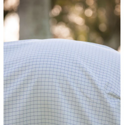 Fliegendecke Horseware Amigo Summer Plus CarreauxMarine / gris titanium / argent Motive