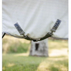 Fliegendecke Horseware Amigo Summer Plus CarreauxMarine / gris titanium / argent Motive