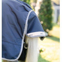 Horseware Amigo 1200D Plus Poney Turnout 250g Decke Marine / Titan Grau / Silber Marineblau