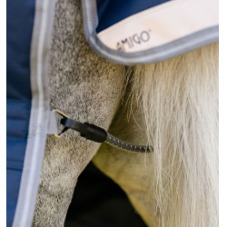 Horseware Amigo 1200D Plus Poney Turnout 250g Decke Marine / Titan Grau / Silber Marineblau