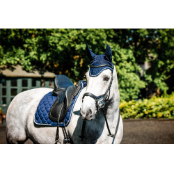 Fliegenhaube Horseware Newmarket Marine Witney Marineblau
