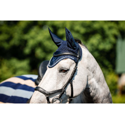 Fliegenhaube Horseware Newmarket Marine Witney Marineblau