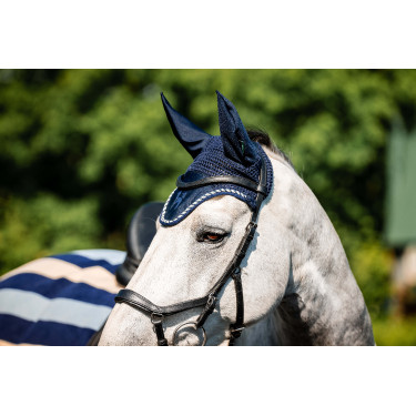 Fliegenhaube Horseware Newmarket Marine Witney Marineblau