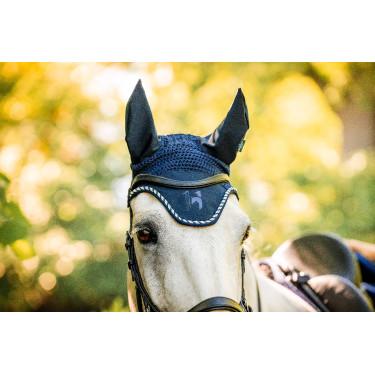 Fliegenhaube Horseware Newmarket Marine Witney Marineblau