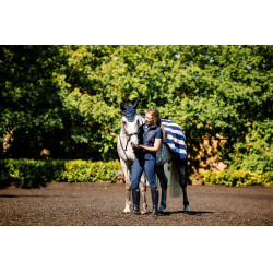 Fliegenhaube Horseware Newmarket Marine Witney Marineblau