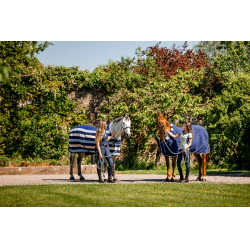 Horseware Newmarket Cosy Fleece Cooler Fleecedecke Marine Witney Marineblau