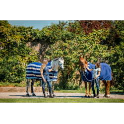 Horseware Newmarket Cosy Fleece Cooler Fleecedecke Marine Witney Marineblau