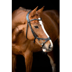 Trensenzaum Montar US Excellence Adapt gegerbtes Leder Schwarz