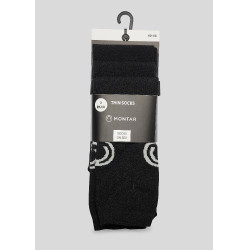 Montar kurze Socken 3 Paar Schwarz Montar kurze Socken 3 Paar Schwarz
