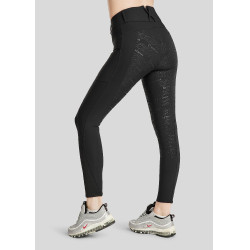 Leggings Montar Michelle Logo Full Grip Damen Schwarz / Roségold