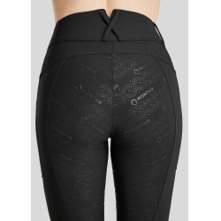 Leggings Montar Michelle Logo Full Grip Damen Schwarz / Roségold