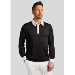 Wettkampf-Poloshirt Montar MoWill langarm Damen Schwarz