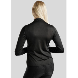 Polo Montar Everly Mon Tech Damen langarm roségold Schwarz