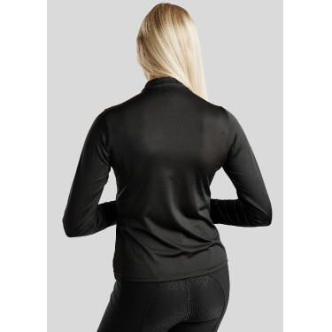 Polo Montar Everly Mon Tech Damen langarm roségold Schwarz