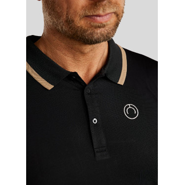 Polo Montar MoDrake Herren mit kontrastierendem Kragen und langen Ärmeln Polo Montar MoDrake Herren mit kontrastierendem Kragen und langen Ärmeln