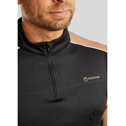 Polo Montar MoPhil Langarm Herren Schwarz