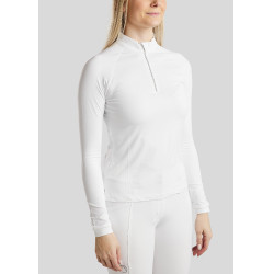 T-Shirt Montar MoMaja langarm Damen Weiß Weiß