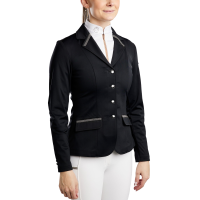 Turnierjacke Montar MoGloria mit Kaviarstreifen Damen Schwarz Turnierjacke Montar MoGloria mit Kaviarstreifen Damen Schwarz