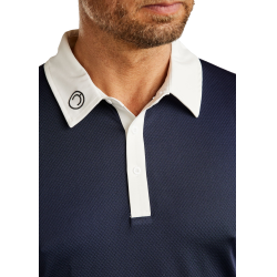 Turnierpolo Montar MoWill strukturiert Damen Marine Marineblau