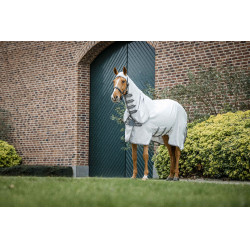 Horseware Amigo Ripstop Ekzemerdecke Silber / Titan-Grau / Silber
