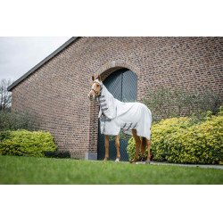 Horseware Amigo Ripstop Ekzemerdecke Silber / Titan-Grau / Silber