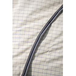 Fliegendecke Horseware Rambo Optimo Supreme Summer Sheet Plus CarreauxMarine / gris orage / argent Motive