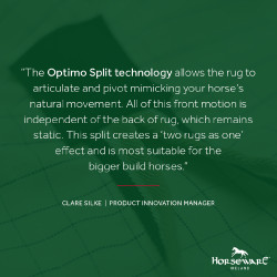 Fliegendecke Horseware Rambo Optimo Supreme Summer Sheet Plus CarreauxMarine / gris orage / argent Motive