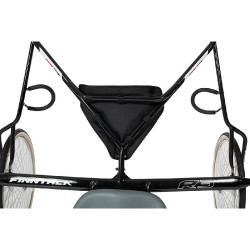 Sulky Pony Finn-Tack R3 QH Hauptrahmen für Stahlwellen Schwarz