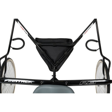 Sulky Pony Finn-Tack R3 QH Hauptrahmen für Stahlwellen Schwarz