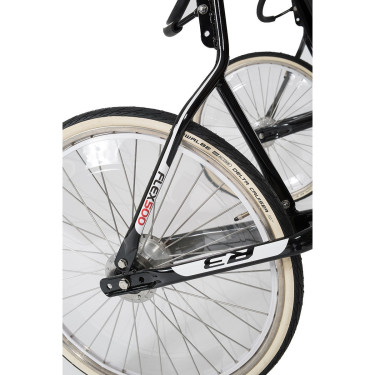 Sulky Pony Finn-Tack R3 QH Hauptrahmen für Stahlwellen Schwarz