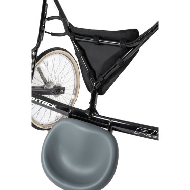 Sulky Pony Finn-Tack R3 QH Hauptrahmen für Stahlwellen Schwarz