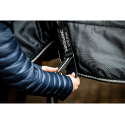 Horseware Easy-Layer Plus 400g Stalldecke Schwarz / schwarz / silber