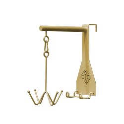 Trensenhalter Grooming Deluxe mit 4 Haken Gold