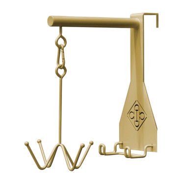 Trensenhalter Grooming Deluxe mit 4 Haken Gold Trensenhalter Grooming Deluxe mit 4 Haken Gold