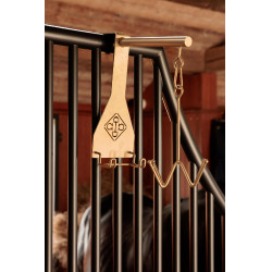 Trensenhalter Grooming Deluxe mit 4 Haken Gold
