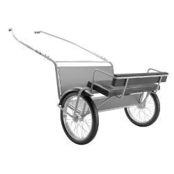 Sulky Pony Finn-Tack T1 QH ohne Räder Schwarz