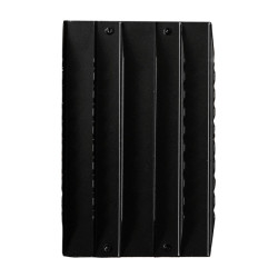 Stahlstriegel Grooming Deluxe Schwarz