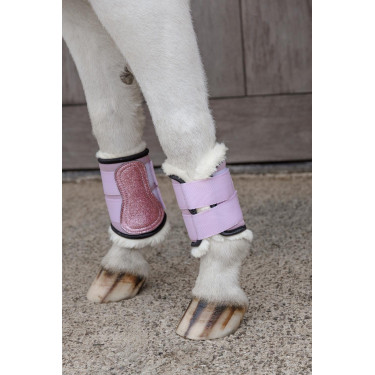 Turnout-Gamaschen Kentucky Schaffell Vegan Einhorn-Pailletten Turnout-Gamaschen Kentucky Schaffell Vegan Einhorn-Pailletten