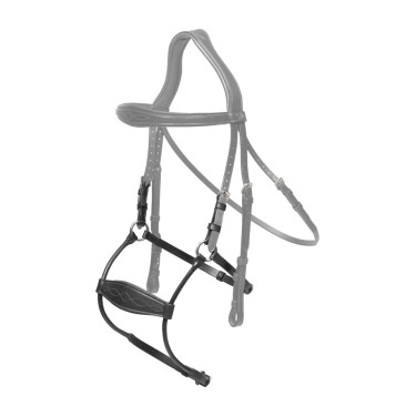 Hybrid-Nasenriemen Dy'on New English Kollektion Schwarz