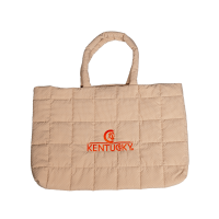 Gestepptes Logo-Tasche Kentucky Beige