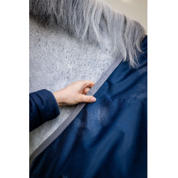 Horseware Ionic Therapy 50g Stalldecke Bleu imperial / argent /Marine Blau