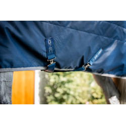 Horseware Ionic Therapy 50g Stalldecke Bleu imperial / argent /Marine Blau