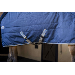Horseware Rhino 350g VL Stalldecke Schwarz / Titan Grau / Klassisches Blau